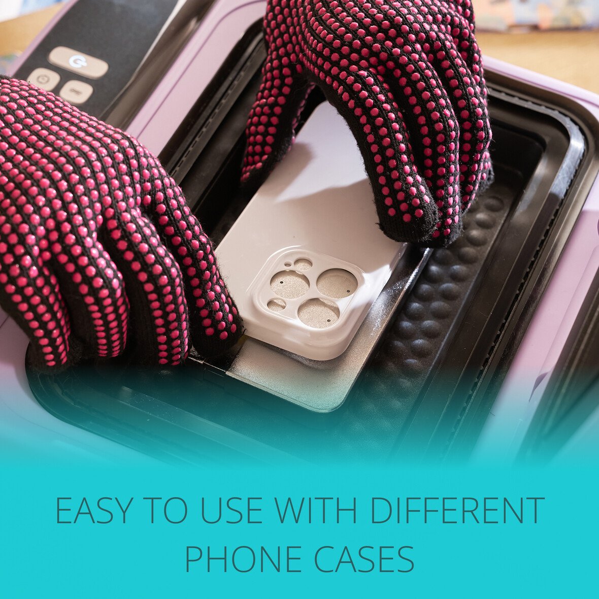 LOKLiK Open Box Gold Phone Case Heat Press - Lavender Purple