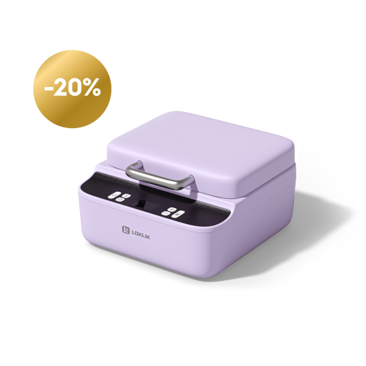 LOKLiK Open Box Gold Phone Case Heat Press - Lavender Purple