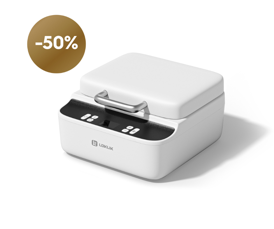 LOKLiK Open Box Bronze Phone Case Heat Press - Daisy White