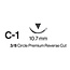 HECHTMATERIAAL 18'' (45cm) PTFE 5/0;  3/8 CIRKELNAALD - PREMIUM C-1