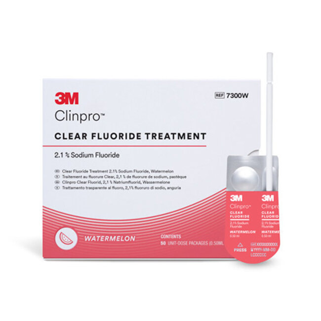 3M™ CLINPRO™ FLUORIDE BEHANDELING - WATERMELOEN / L POP - 50 STUKS