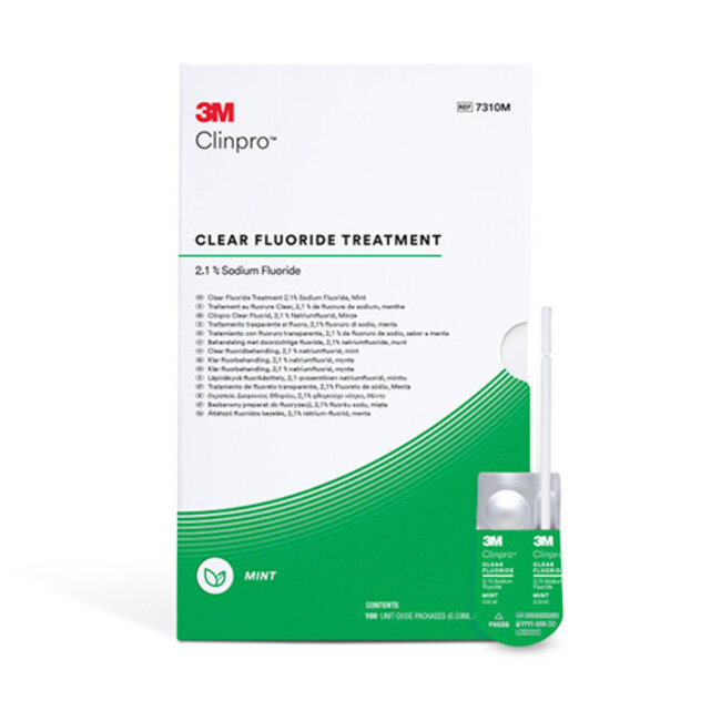 3M™ CLINPRO™ FLUORIDE BEHANDELING - MINT / L POP - 100 STUKS