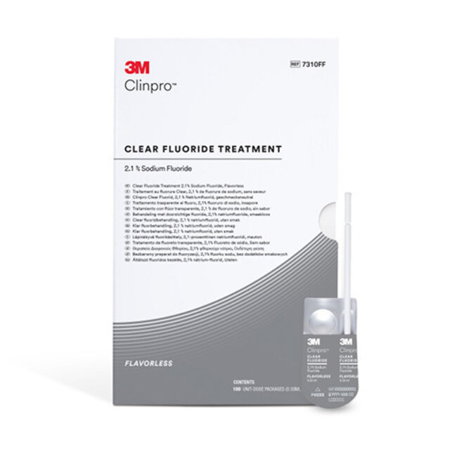 3M™ CLINPRO™ FLUORIDE BEHANDELING - NEUTRAAL / L POP - 100 STUKS