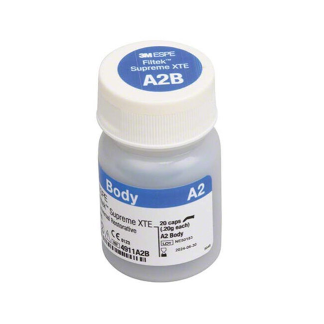 3M™ FILTEK™ SUPREME  XTE UNIVERSEEL RESTAURATIEMATERIAAL REFILL CAPSULES BODY - A2B