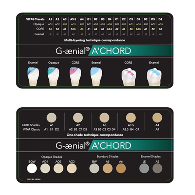 G-AENIAL A'CHORD SHADE GUIDE