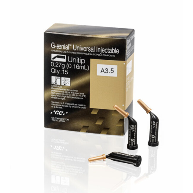 G-AENIAL UNIVERSAL INJECTABLE UNITIP A3.5 - 15 X 0.16ML.
