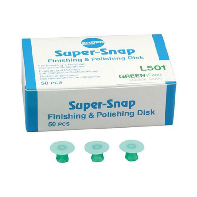SUPER-SNAP® POLIJSTSCHIJFJES - GROEN L501