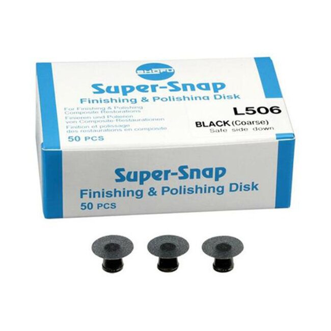 SUPER-SNAP® POLIJSTSCHIJFJES - ZWART L506