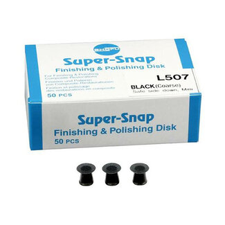 SHOFU SUPER-SNAP® POLIJSTSCHIJFJES - ZWART MINI L507