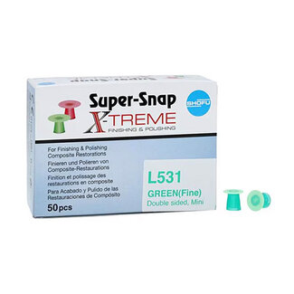 SHOFU SUPER-SNAP® X-TREME POLIJSTSCHIJFJES - GROEN L531