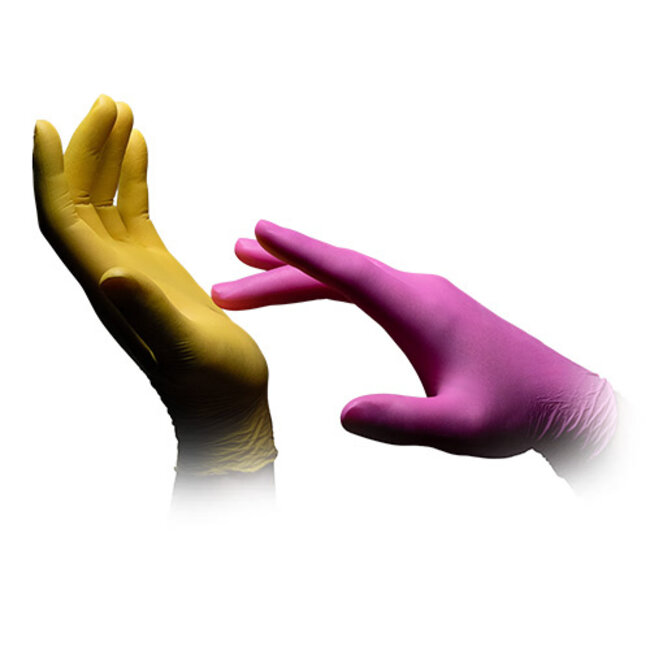 NITRILE HANDSCHOENEN POEDERVRIJ TUTTI FRUTTI - S/960 ST.