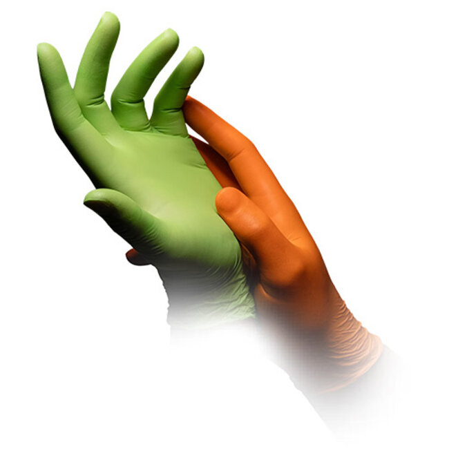 NITRILE HANDSCHOENEN POEDERVRIJ TUTTI FRUTTI - M/960 ST.