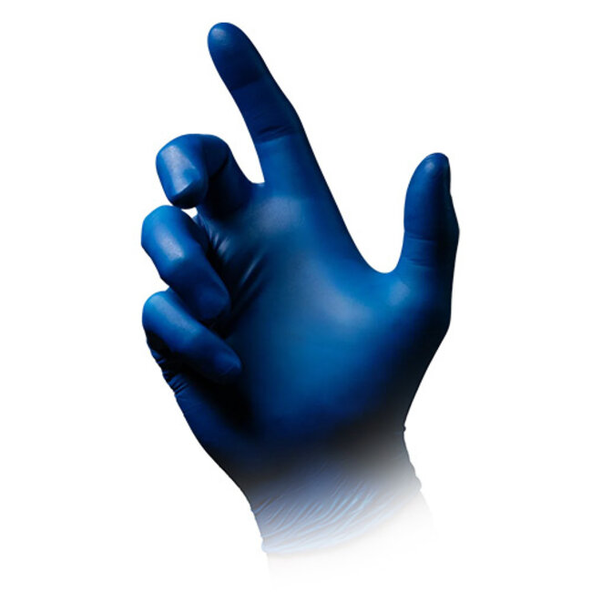 NITRILE HANDSCHOENEN  POEDERVRIJ  STYLE BLUEBERRY- M/1000 ST.