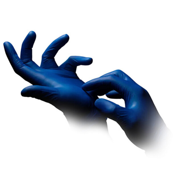 NITRILE HANDSCHOENEN  POEDERVRIJ  STYLE BLUEBERRY- XL/1000 ST.