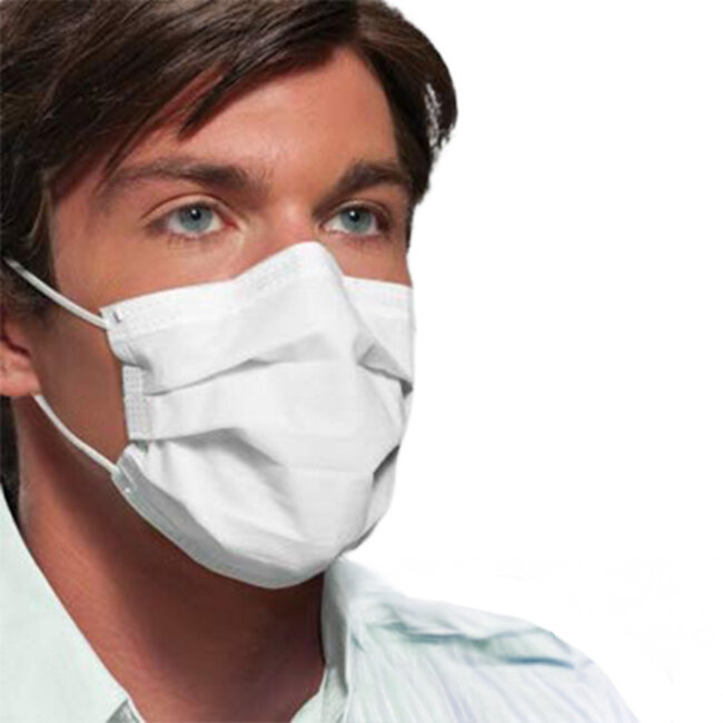 CROSSTEX MONDMASKERS ULTRA LINE SENSITIVE SECURE FIT MET ELASTIEK WIT TYPE IIR (50st)