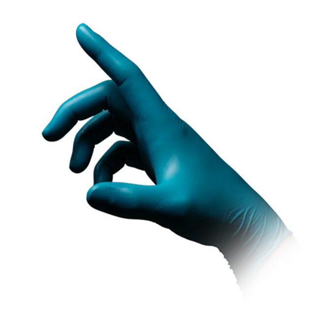 NITRILE HANDSCHOENEN  POEDERVRIJ  STYLE CLEAN OCEAN  - XS/1000 ST.