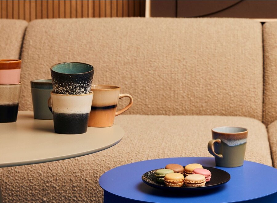 HK Living 70s Ceramics Coffee Mugs - Oberon (set van 6)