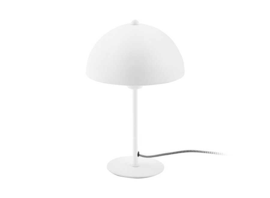 Jann.  Table Lamp Mini Bonnet - White