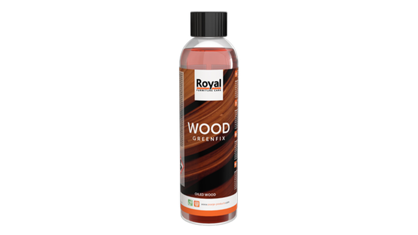 Care Wood Greenfix Olie 250 ml Royal Furniture Care De Zitfabriek