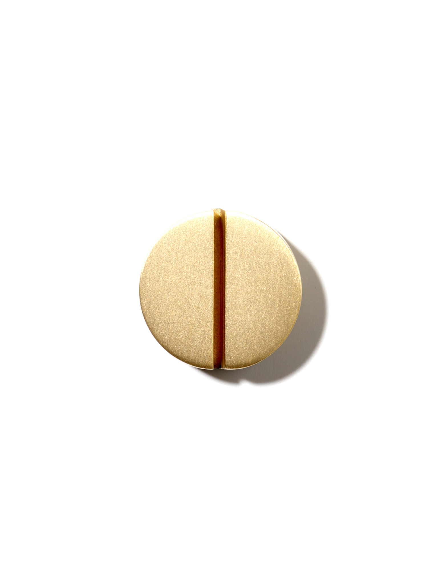 NOUVEL ÉTÉ Postkartenhalter aus Messing, rund