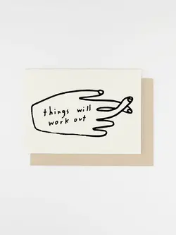 PEOPLE I‘VE LOVED Doppelkarte - Things will work out