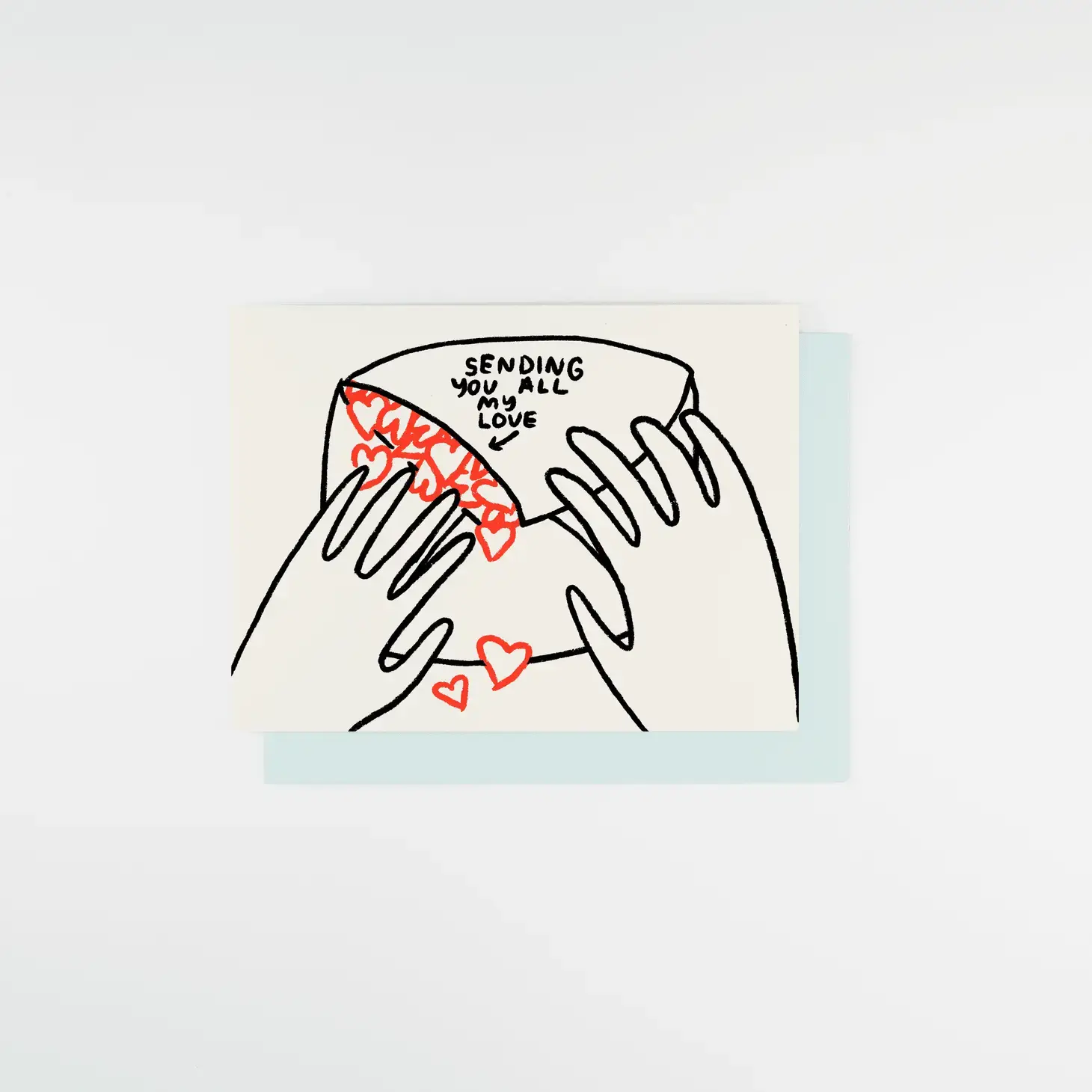 PEOPLE I‘VE LOVED Doppelkarte -  sending you all my love