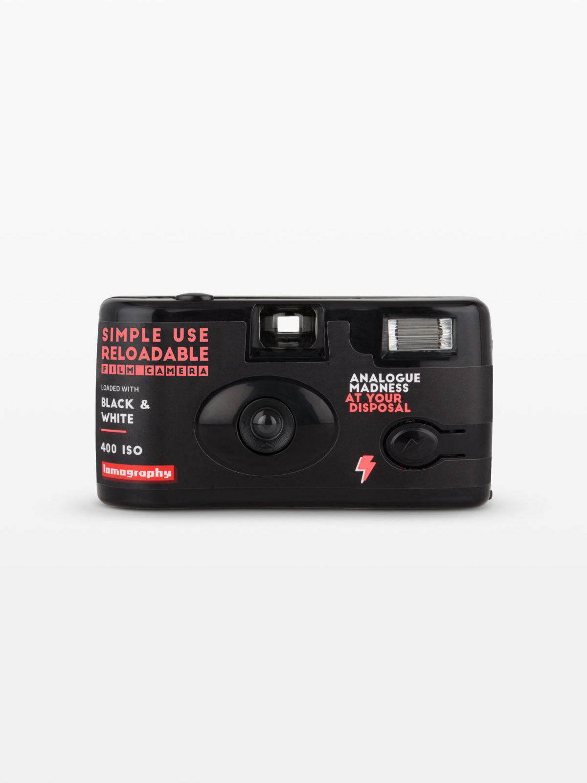 LOMOGRAPHY Simple Use Reloadable Film Kamera B&W