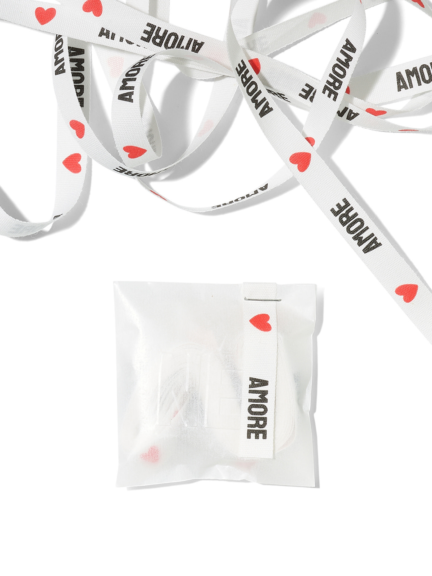 NOUVEL ÉTÉ 3 Meter AMORE, Baumwollband in zwei Breiten