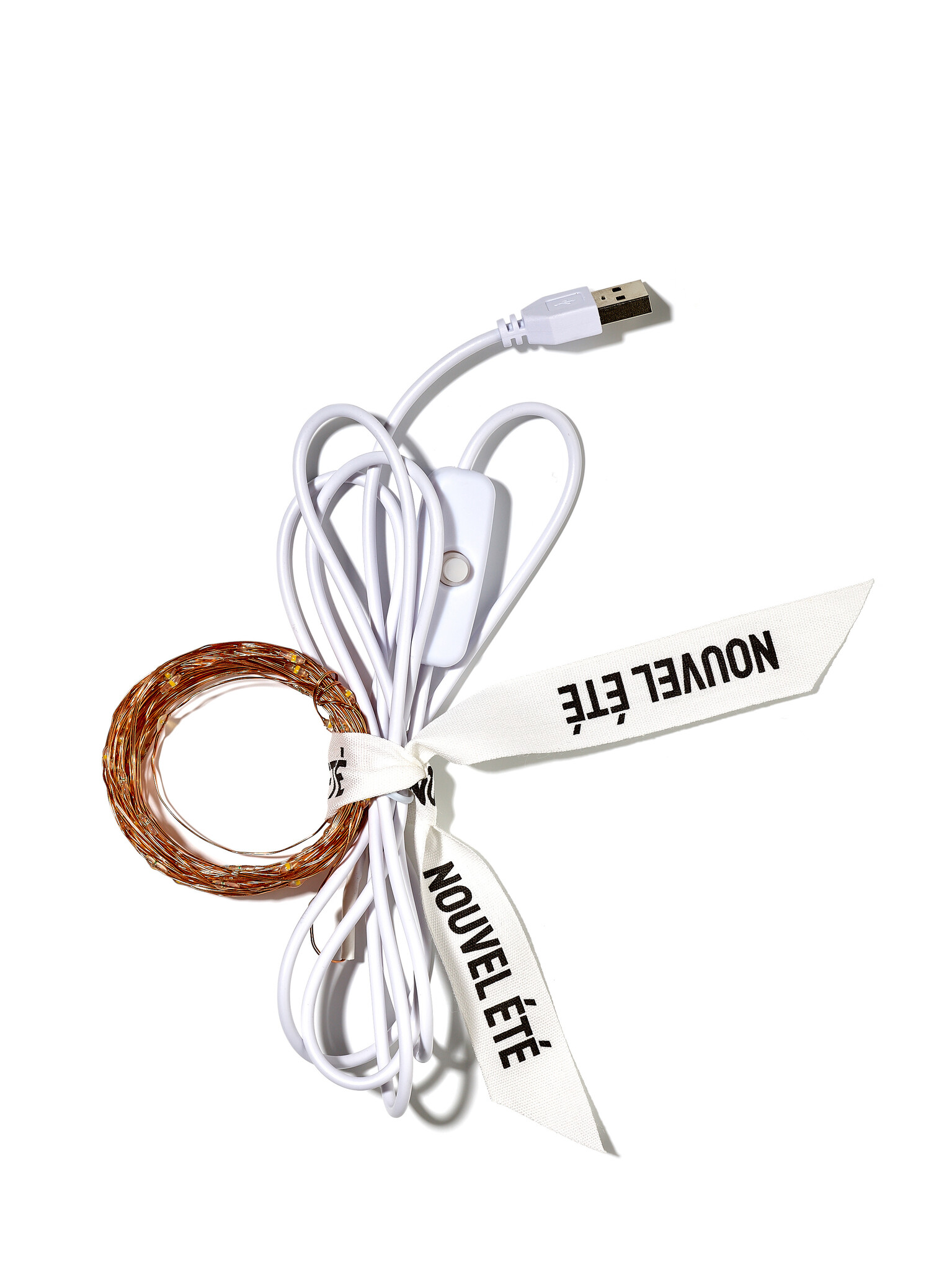 NOUVEL ÉTÉ LED Lichterkette Kupfer, 5 und 10 Meter