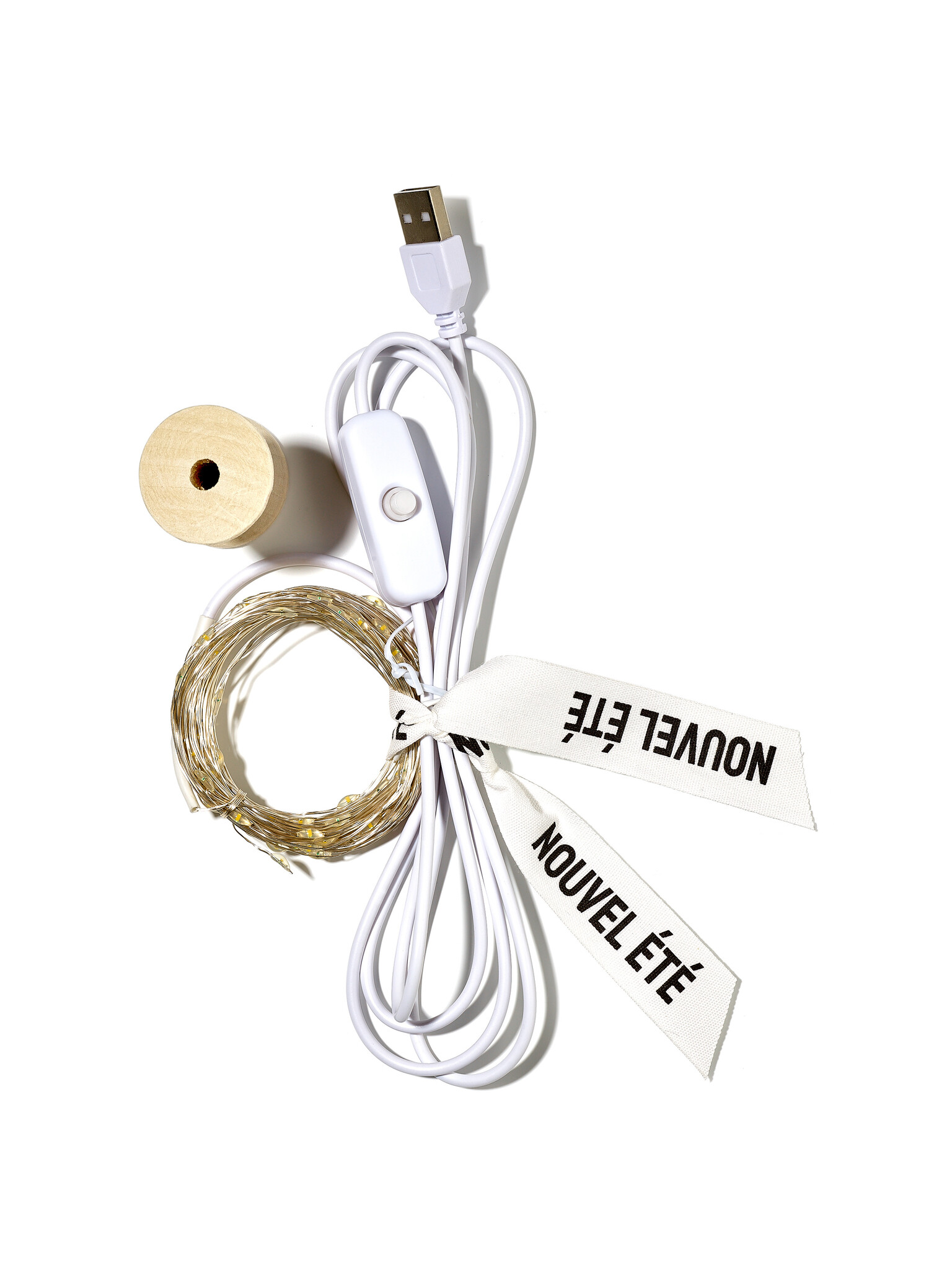 NOUVEL ÉTÉ LED Lichterkette Silber, 5 und 10 Meter