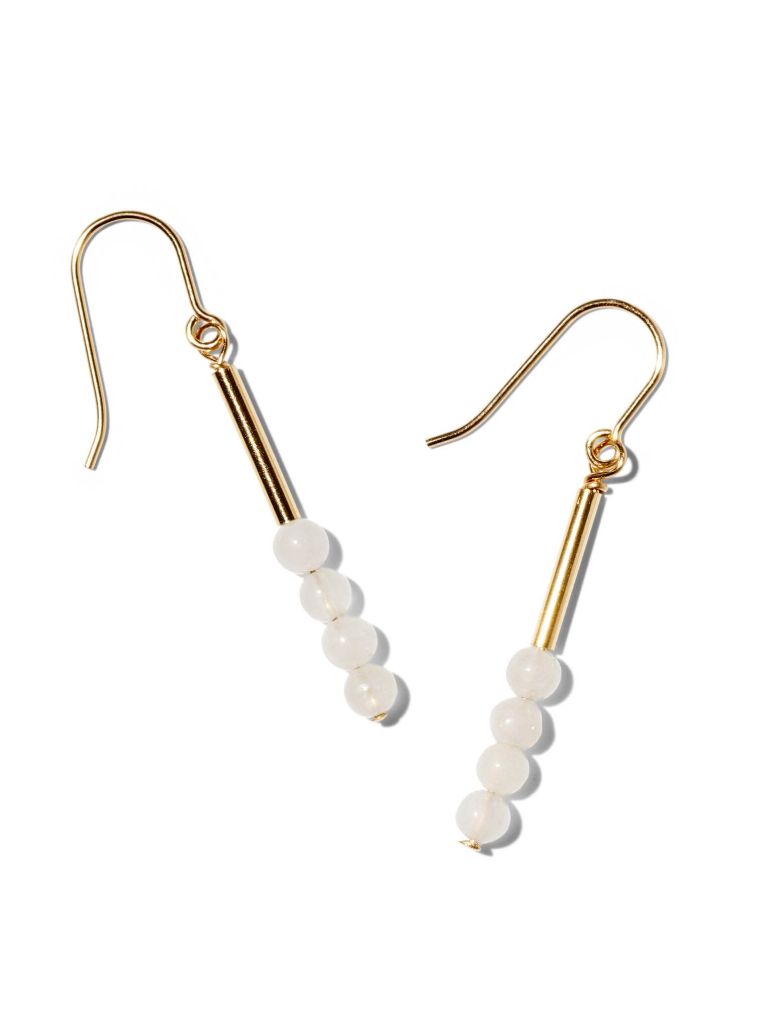 NOUVEL ÉTÉ MAE, Ohrhänger, 14K gold filled, verschiedene Edelsteine