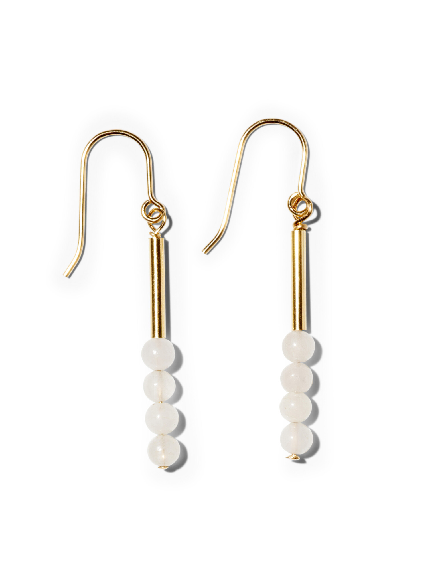 NOUVEL ÉTÉ MAE, Ohrhänger, 14K gold filled, verschiedene Edelsteine