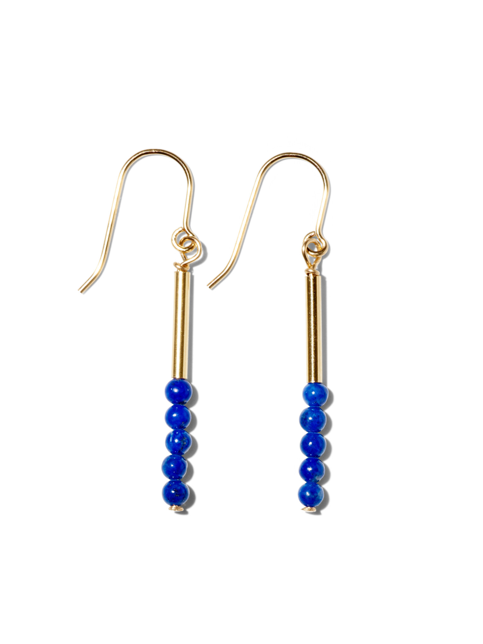 NOUVEL ÉTÉ MAE, Ohrhänger, 14K gold filled, verschiedene Edelsteine