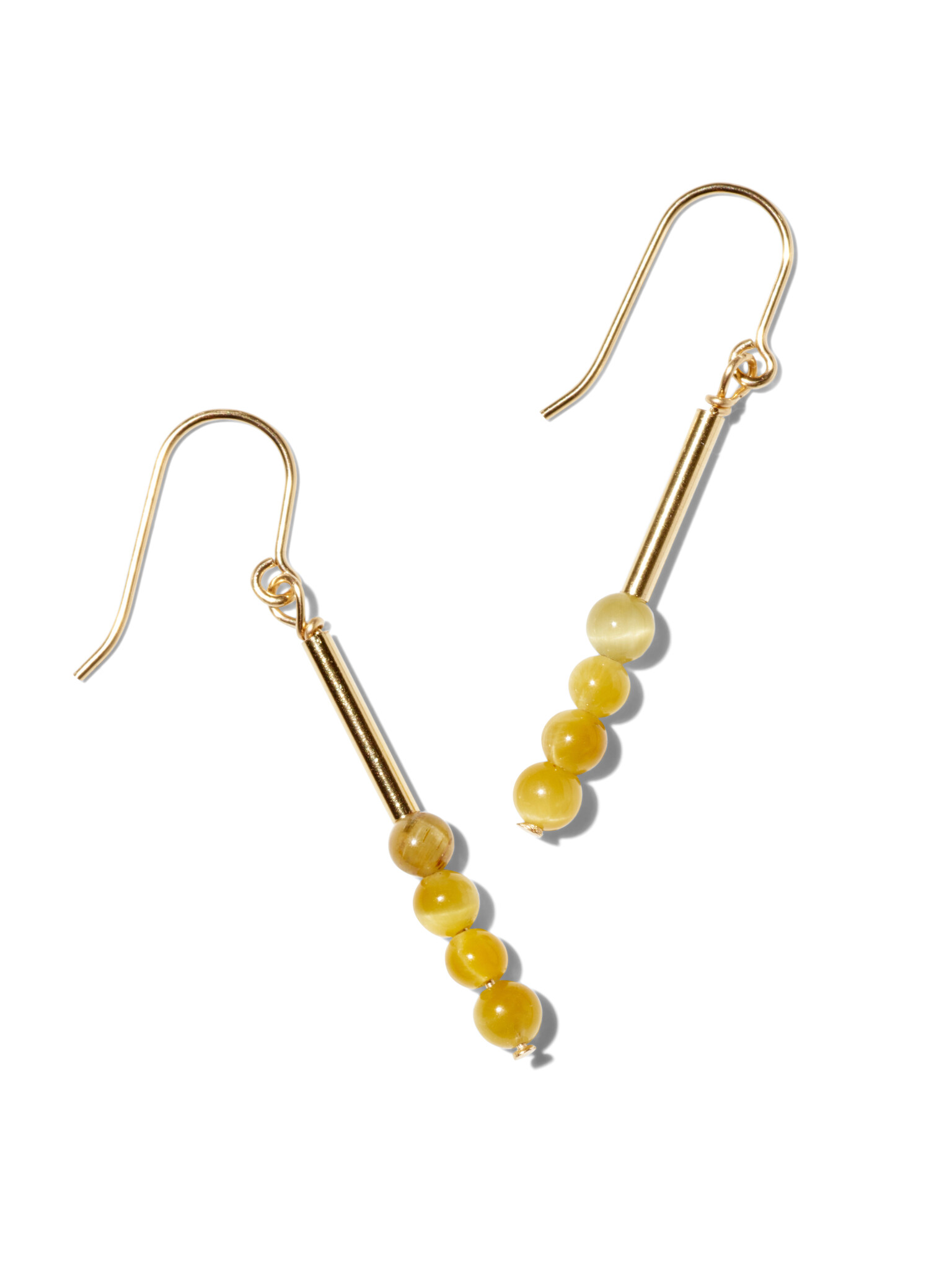 NOUVEL ÉTÉ MAE, Ohrhänger, 14K gold filled, verschiedene Edelsteine