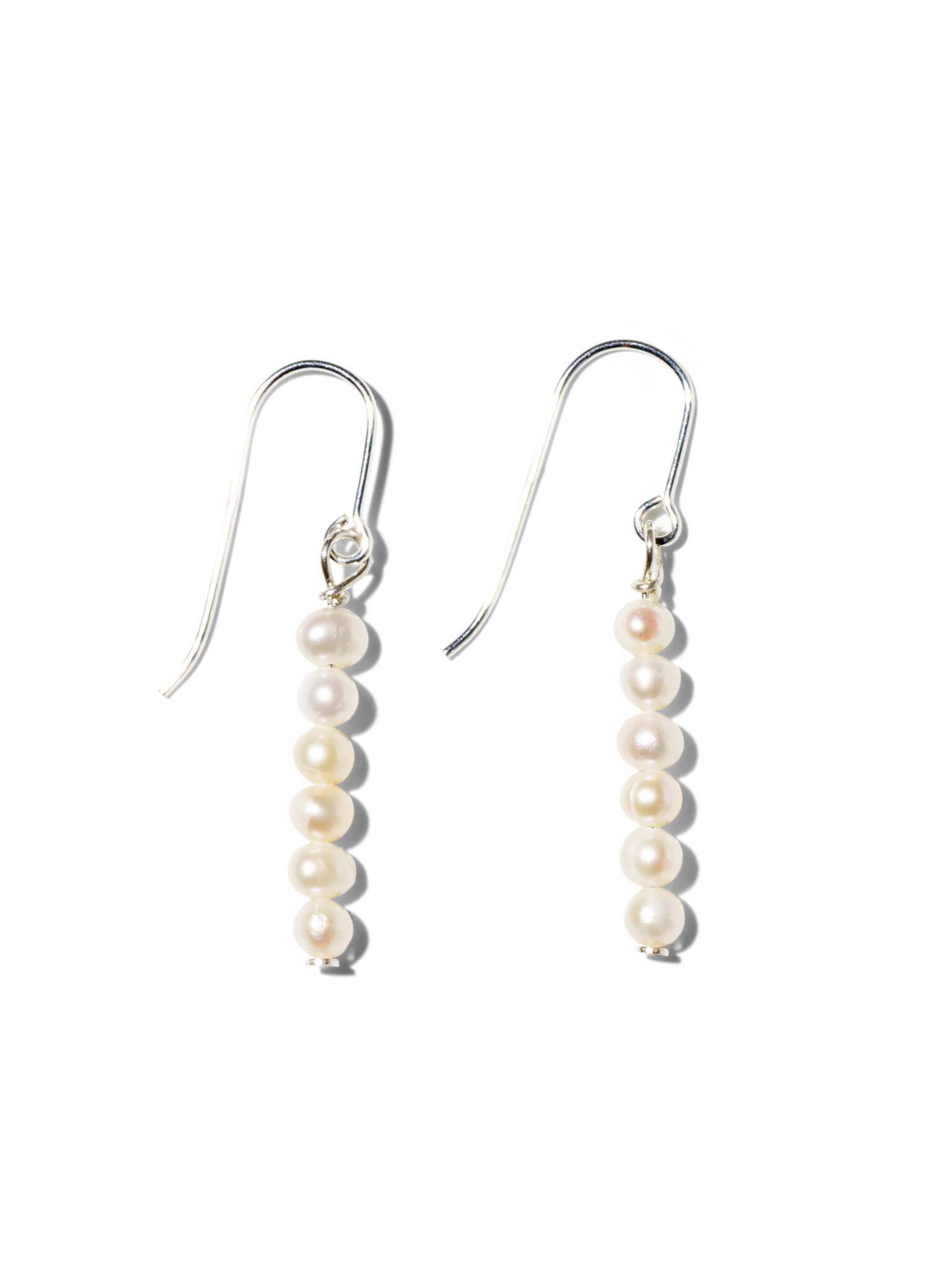 NOUVEL ÉTÉ MELANIE, Ohrhänger, 925 Silber, Süsswasser Zuchtperlen