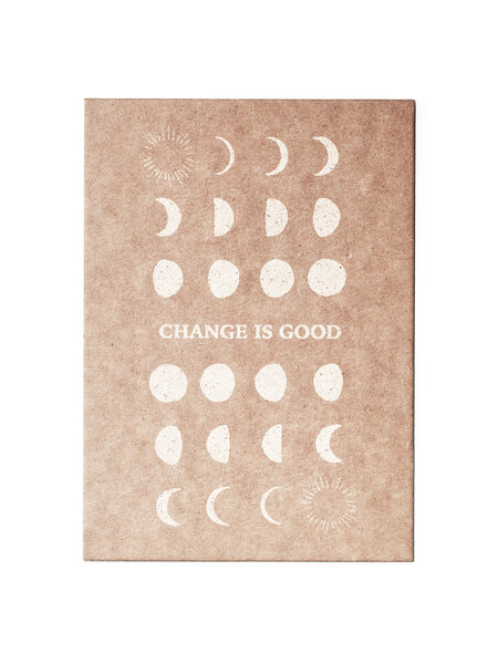 ANNA COSMA Postkarte aus Finnkarton, Change is good