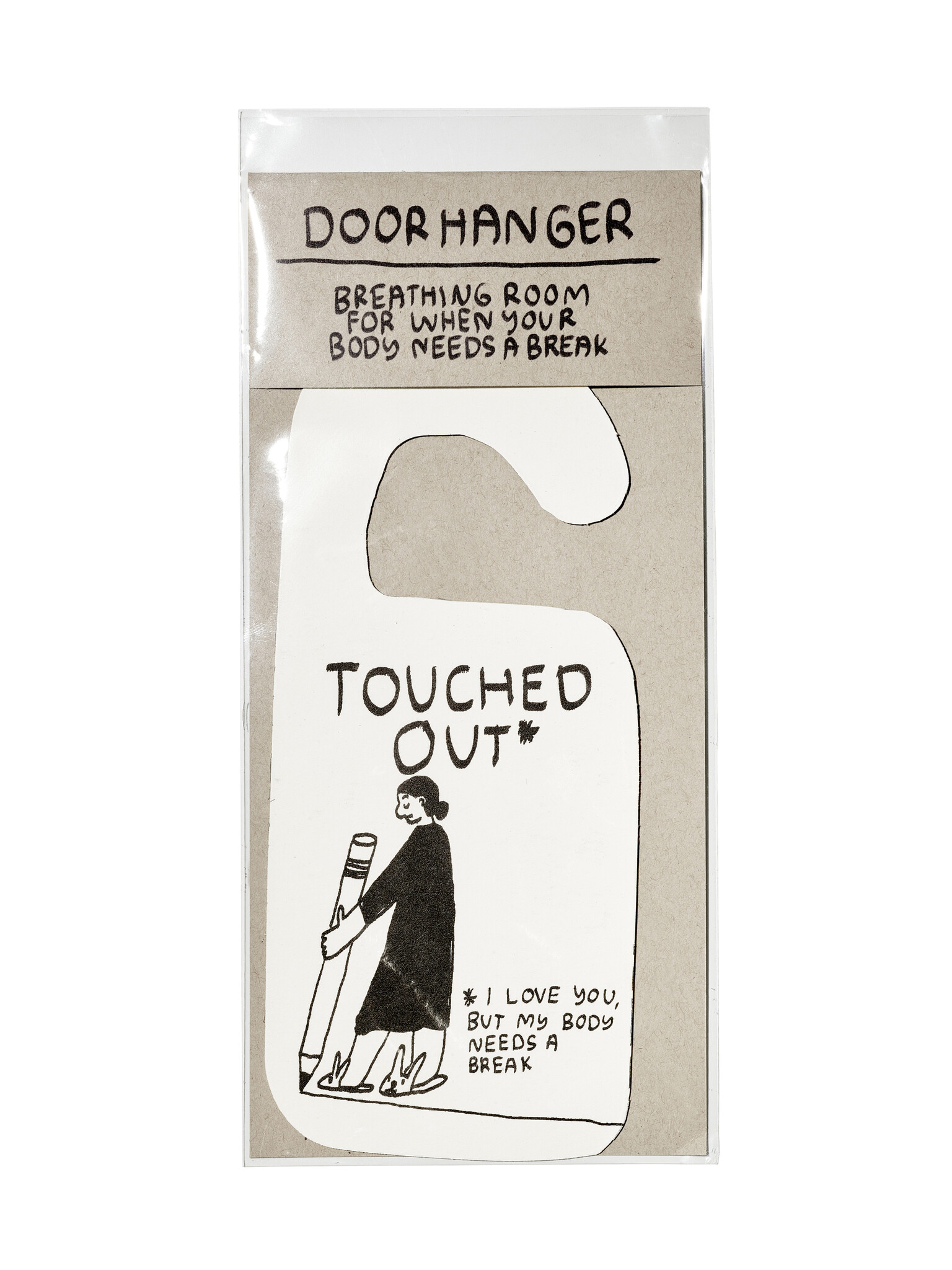 PEOPLE I‘VE LOVED Türhänger, touched out - open for cuddles