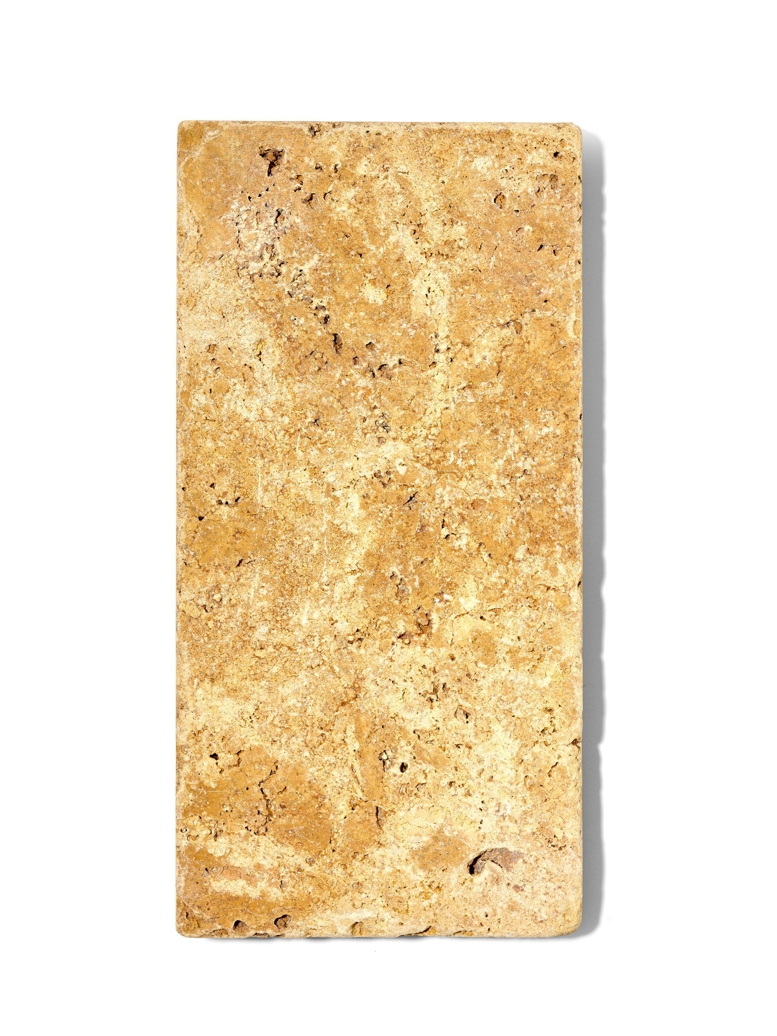 NOUVEL ÉTÉ Travertinablage, rechteckig, für Seifen, Schmuck und mehr