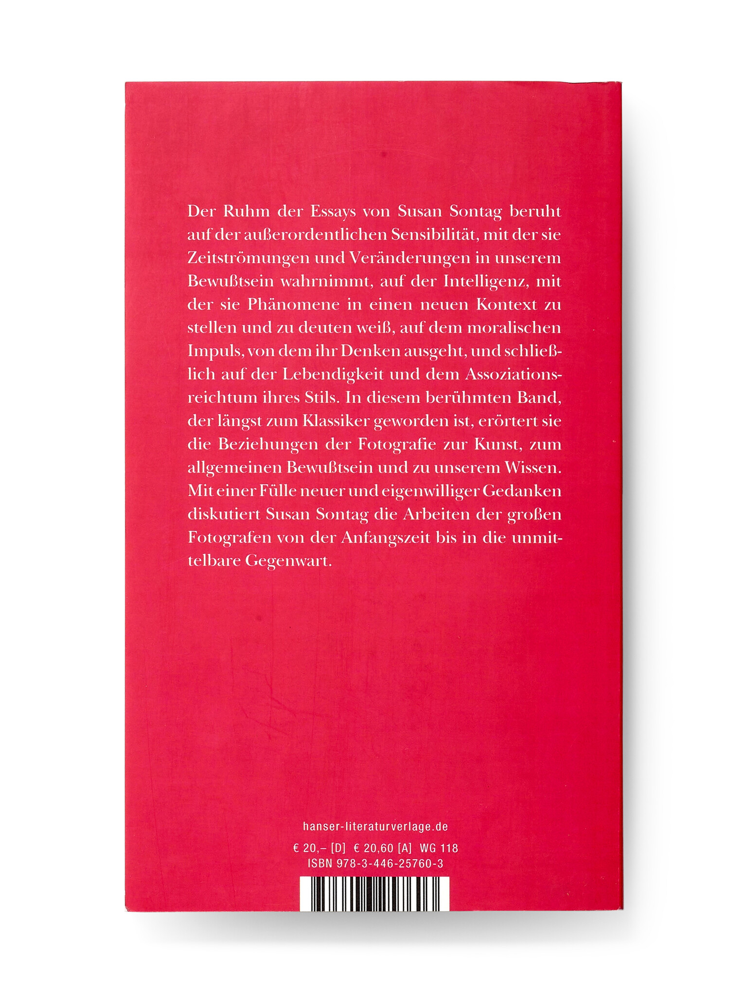 Susan Sonntag – Über Fotografie