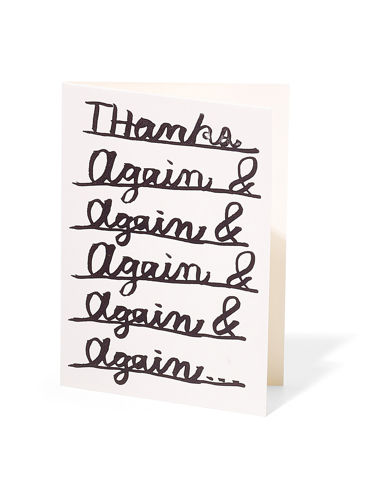 PEOPLE I‘VE LOVED Doppelkarte - Thanks again