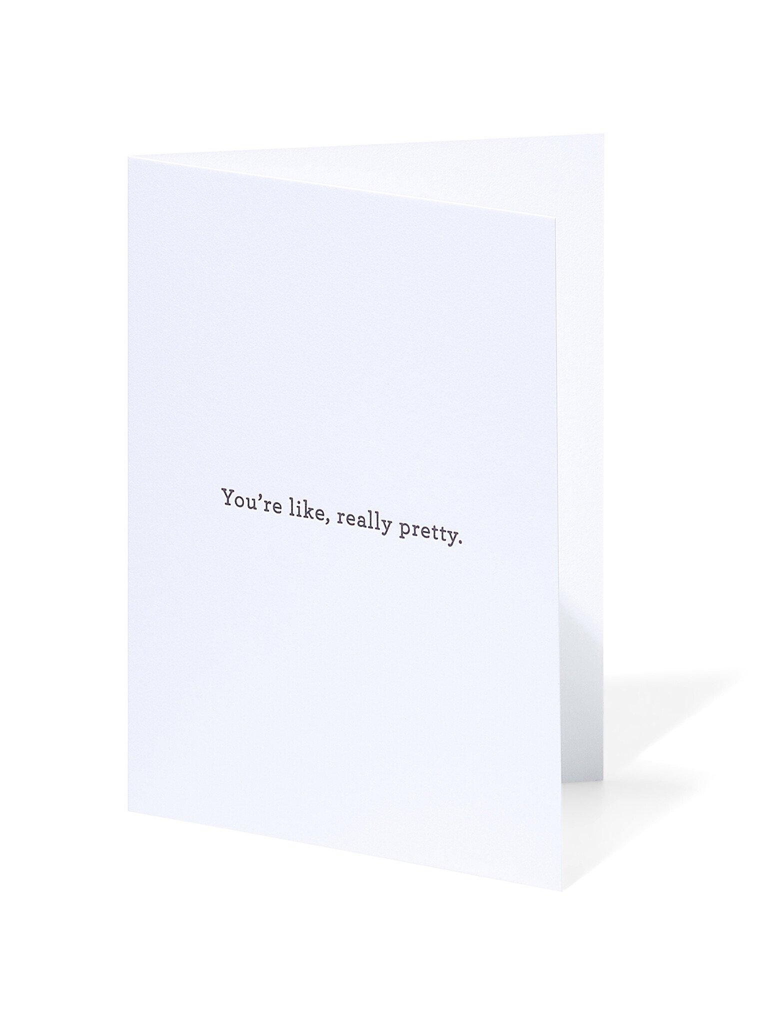 Doppelkarte you‘re like really pretty