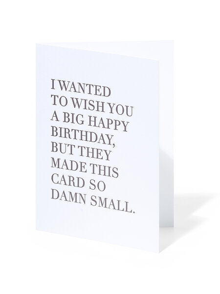 Doppelkarte, …a big happy Birthday…