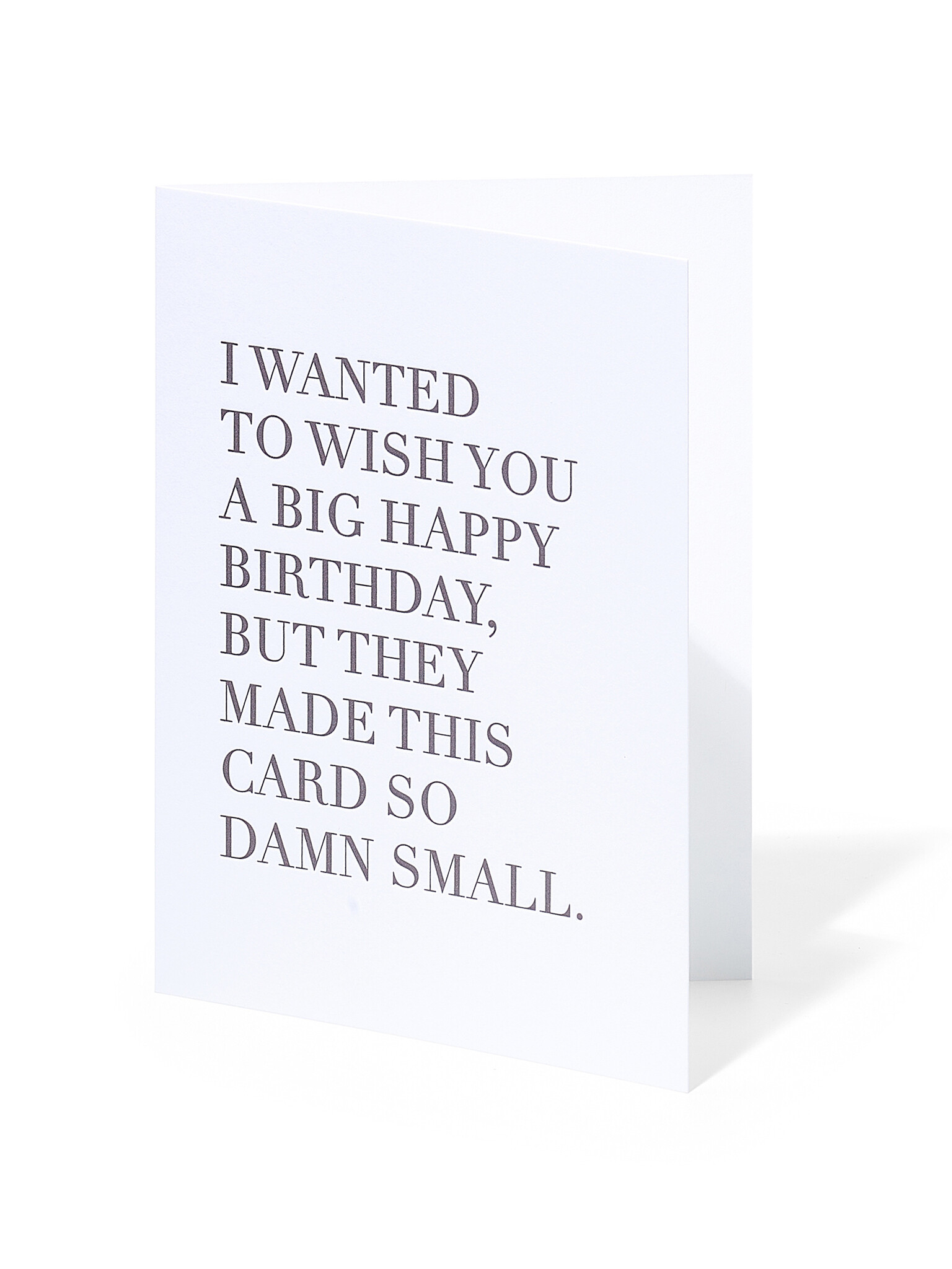 Doppelkarte, …a big happy Birthday…