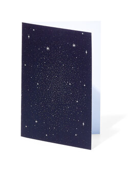 TYPEALIVE Doppelkarte Nachthimmel