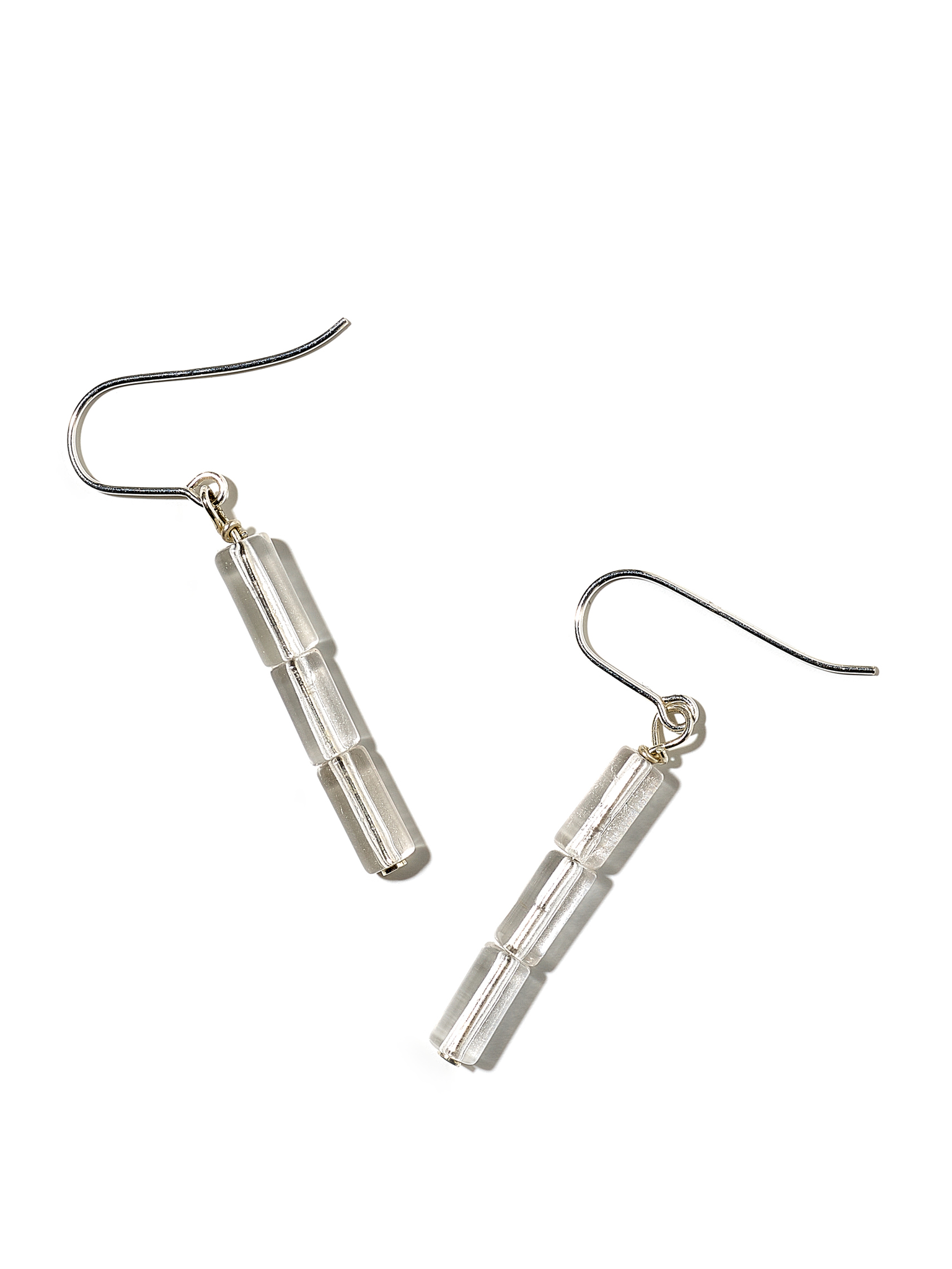 NOUVEL ÉTÉ MONO, Ohrhänger, 925 Silber, Bergkristall