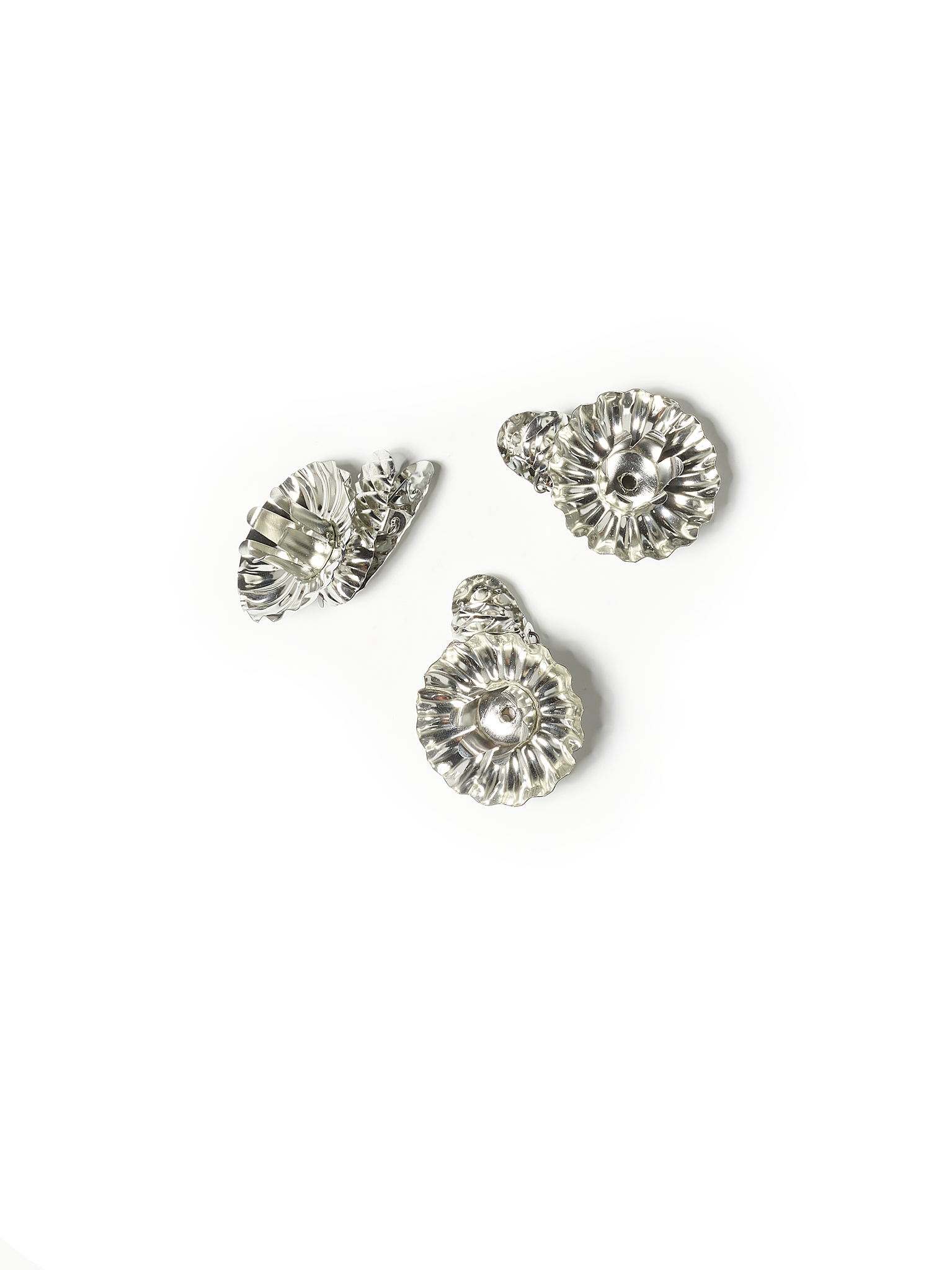 NOUVEL ÉTÉ 10 silberne Baumkerzenhalter