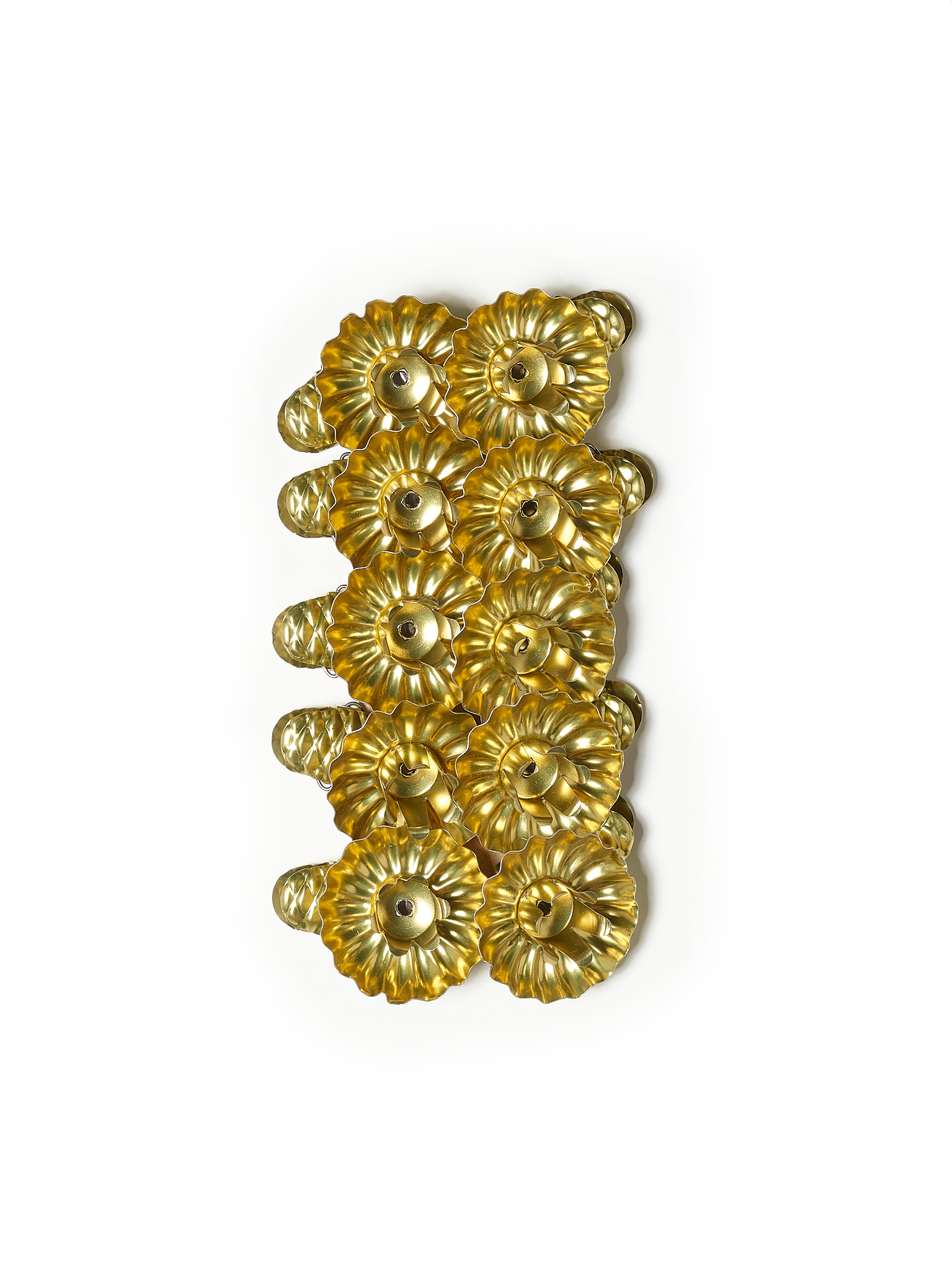 NOUVEL ÉTÉ 10 goldene Baumkerzenhalter