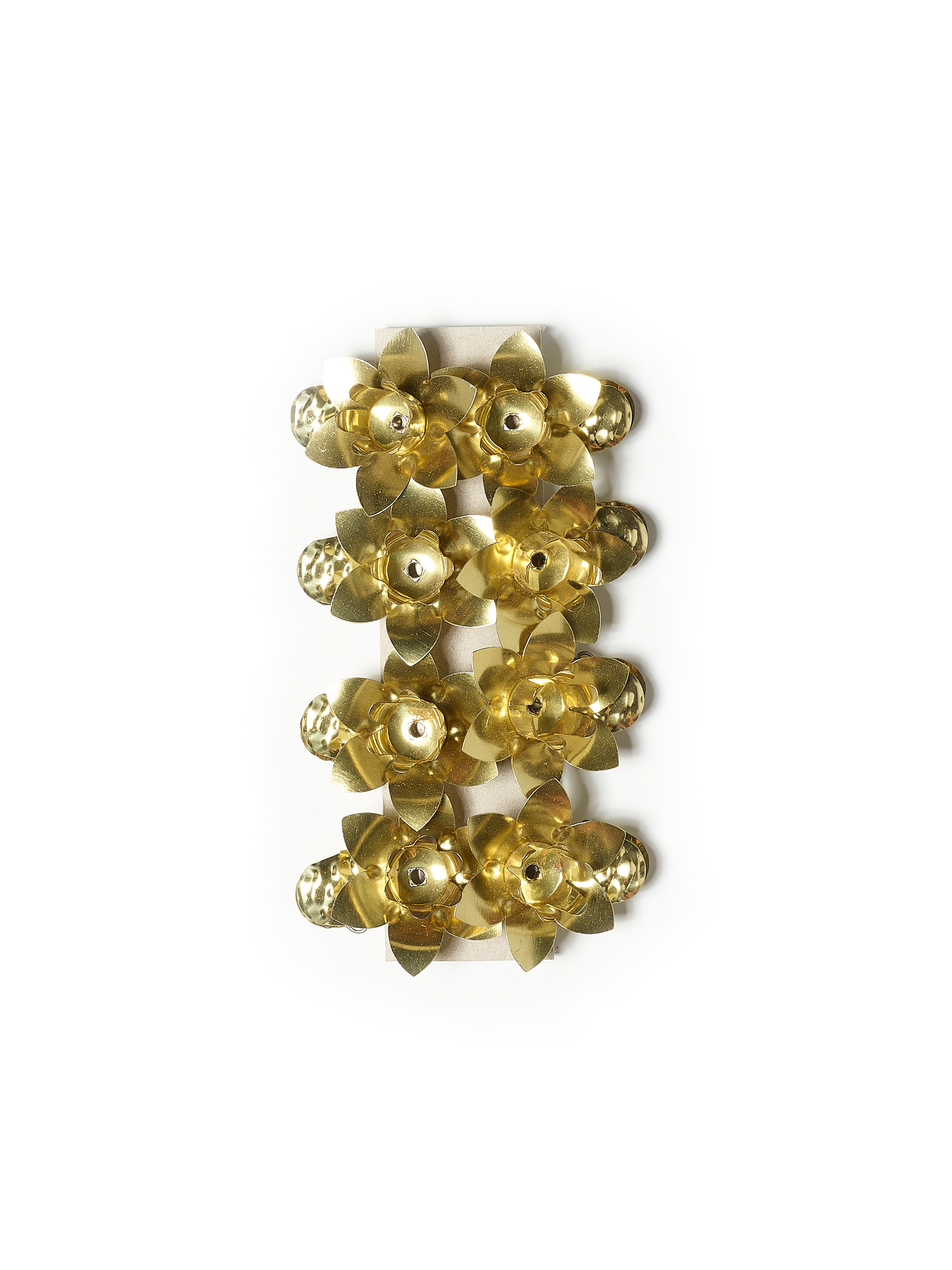 NOUVEL ÉTÉ 8 Baumkerzenhalter, goldene Tulpen