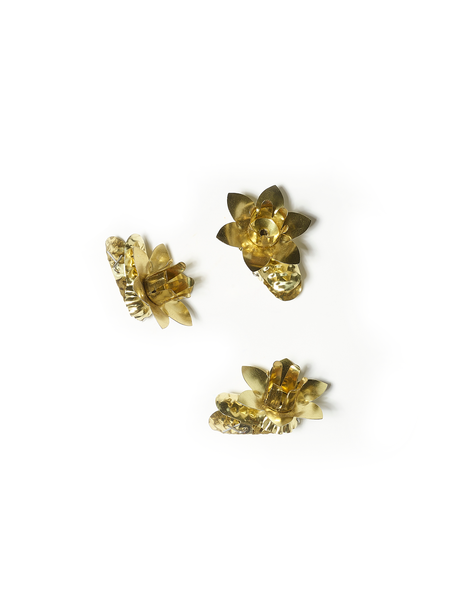 NOUVEL ÉTÉ 8 Baumkerzenhalter, goldene Tulpen