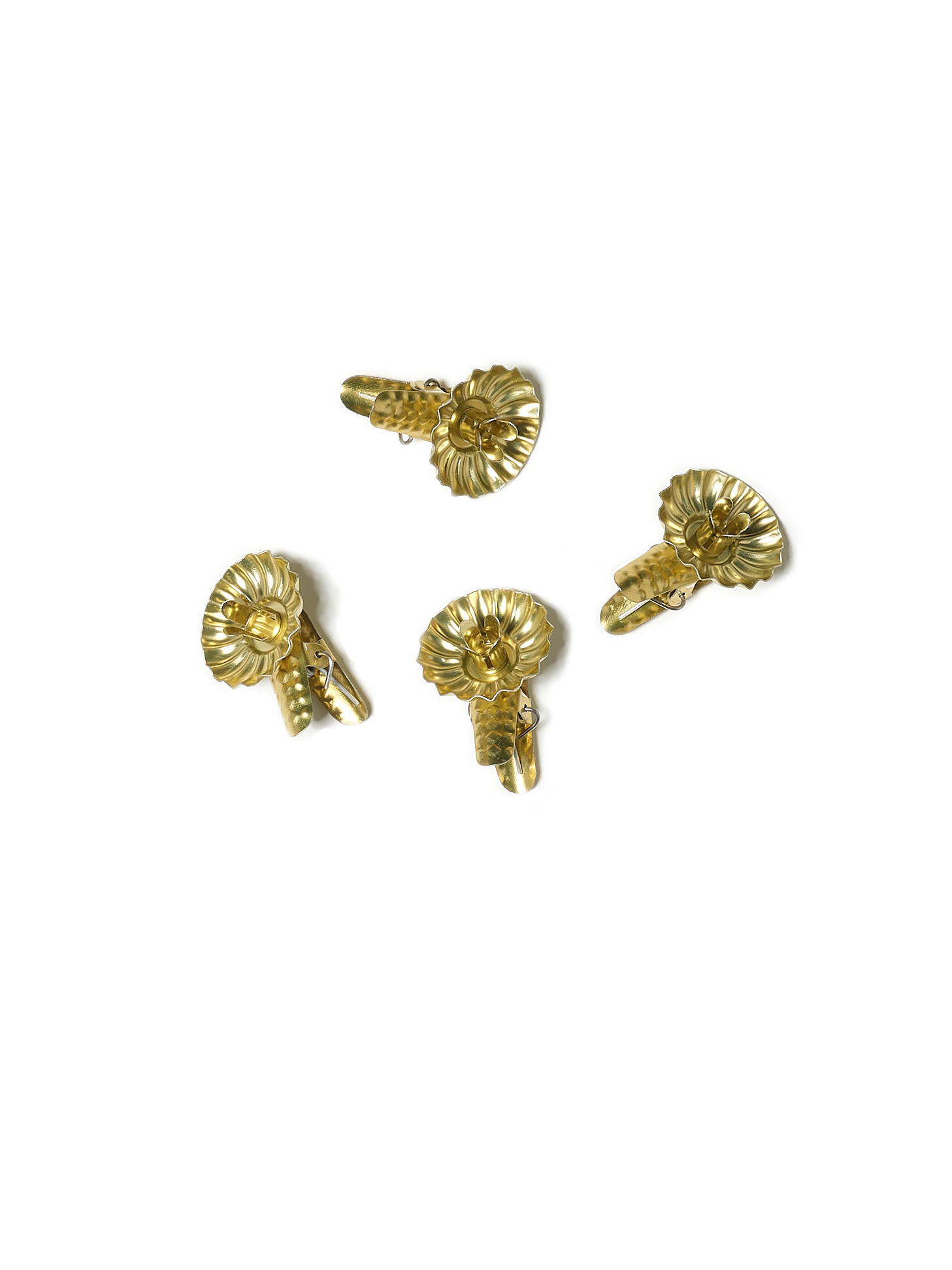 NOUVEL ÉTÉ 4 Mini Kerzenhalter, gold